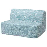 LYCKSELE Funda para sofá cama de 2 asientos, Tutstad multicolor