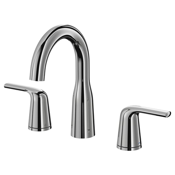 MACKSJÖN Grifo p/lavabo montaje espaciado, cromado, 20 cm