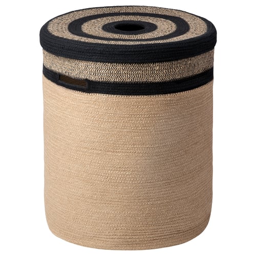 MÄVINN Canasta de ropa, yute/algodón