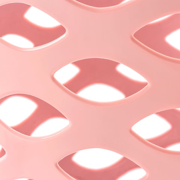 MATKÄLLARE Canasta de ropa, plástico rosa, 44 l