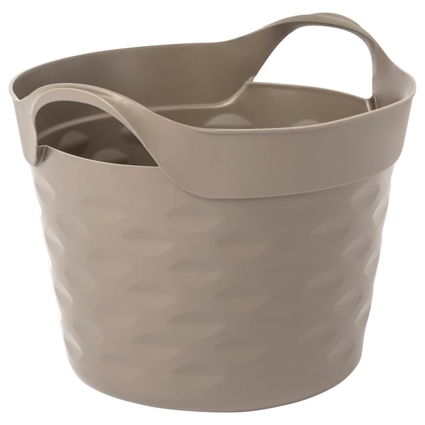 MATKÄLLARE Canasta, plástico gris, 3 l