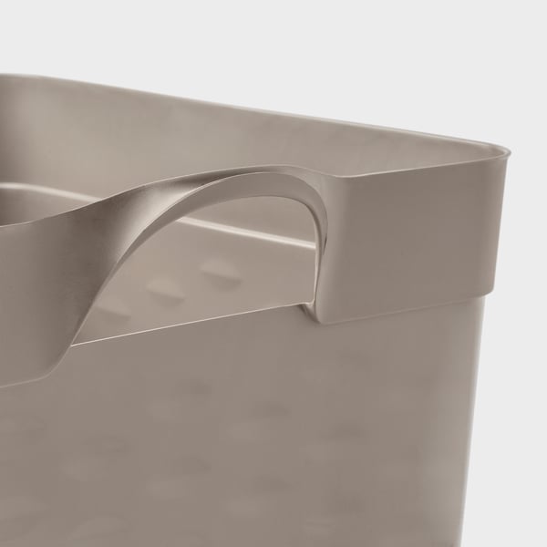 MATKÄLLARE Canasta, plástico gris, 18 l