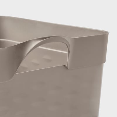 MATKÄLLARE Canasta, plástico gris, 18 l