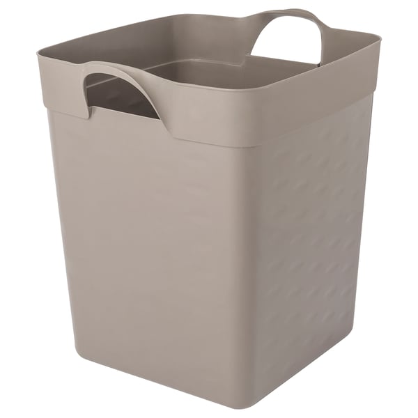 MATKÄLLARE Canasta, plástico gris, 18 l