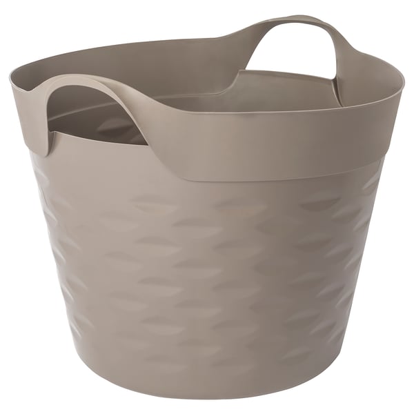 MATKÄLLARE Canasta, plástico gris, 20 l