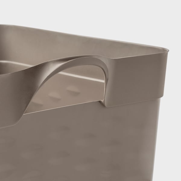 MATKÄLLARE Canasta, plástico gris, 22 l