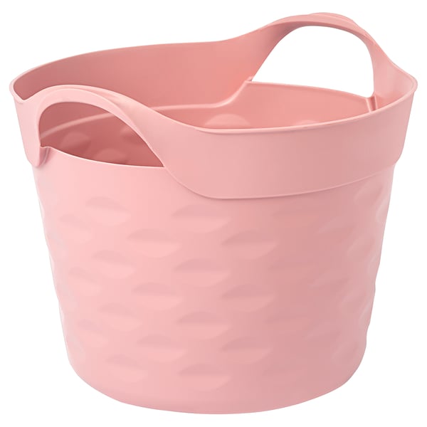 MATKÄLLARE Canasta, plástico rosa, 3 l