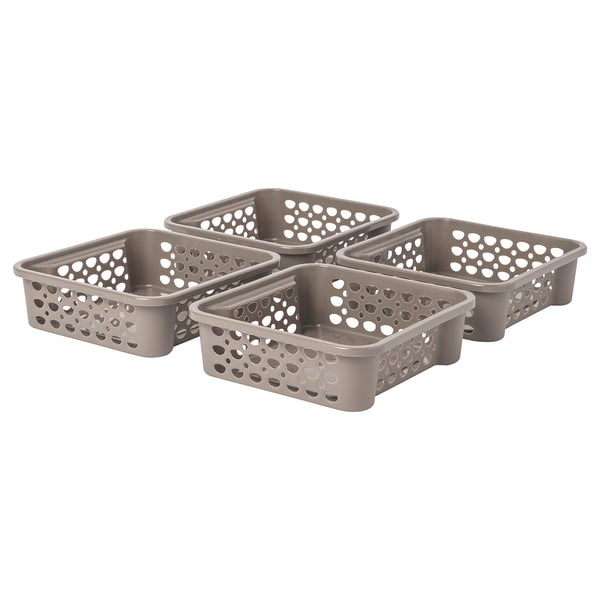MATKÄLLARE Organizador, plástico gris, 1.6 l