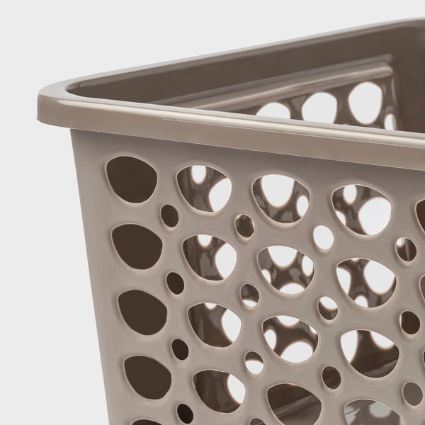 MATKÄLLARE Organizador, plástico gris, 6.3 l