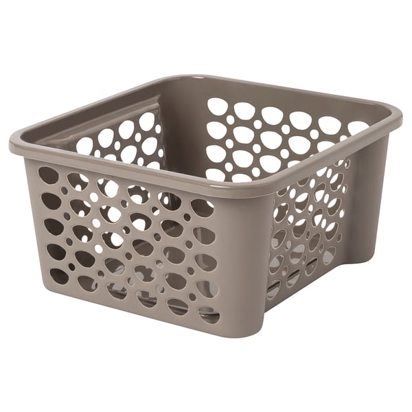 MATKÄLLARE Organizador, plástico gris, 6.3 l