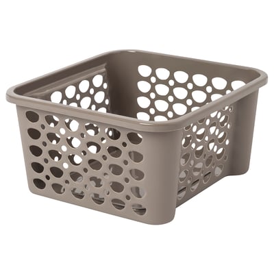 MATKÄLLARE Organizador, plástico gris, 6.3 l