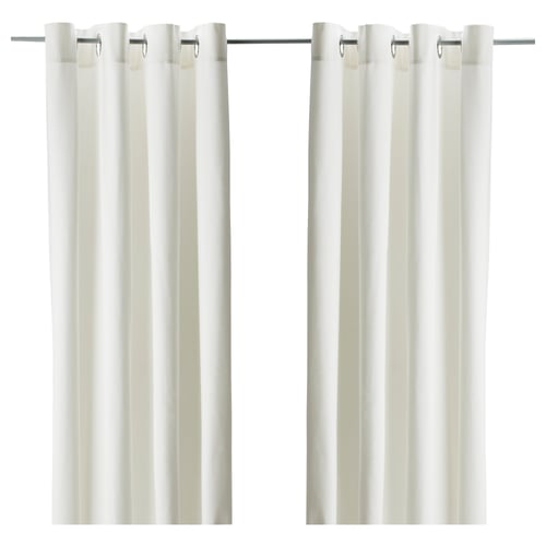 merete cortinas oscuras 1 par blanco 145x300 cm