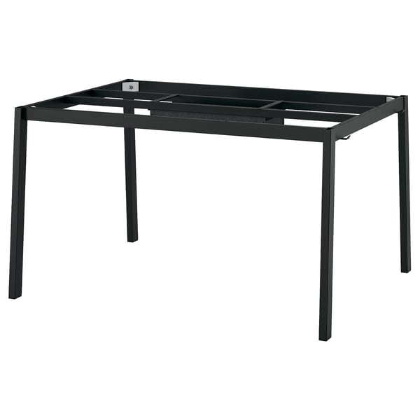 MITTZON Estructura inf p/mesa reuniones, negro, 140x108x73 cm