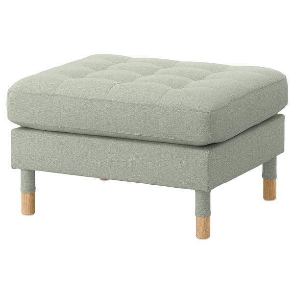MORABO Taburete, Gunnared verde claro/madera