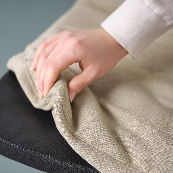 MULLFJÄLLET Silla sala de juntas ruedas, Naggen beige