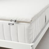 NÄSFJÄLLET Colchoneta, blanco, Matrimonial