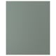 NICKEBO Panel lateral, mate verde grisáceo, 63x76 cm