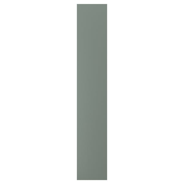 NICKEBO Panel lateral, mate verde grisáceo, 39x229 cm
