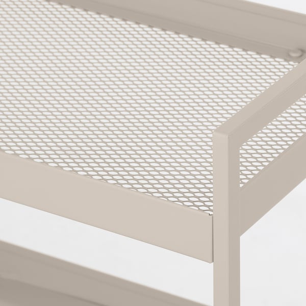 NISSAFORS Carrito, beige, 50.5x30x83 cm