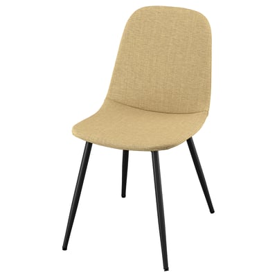 NORDMANSSKÄR Silla, negro/Letafors beige dorado