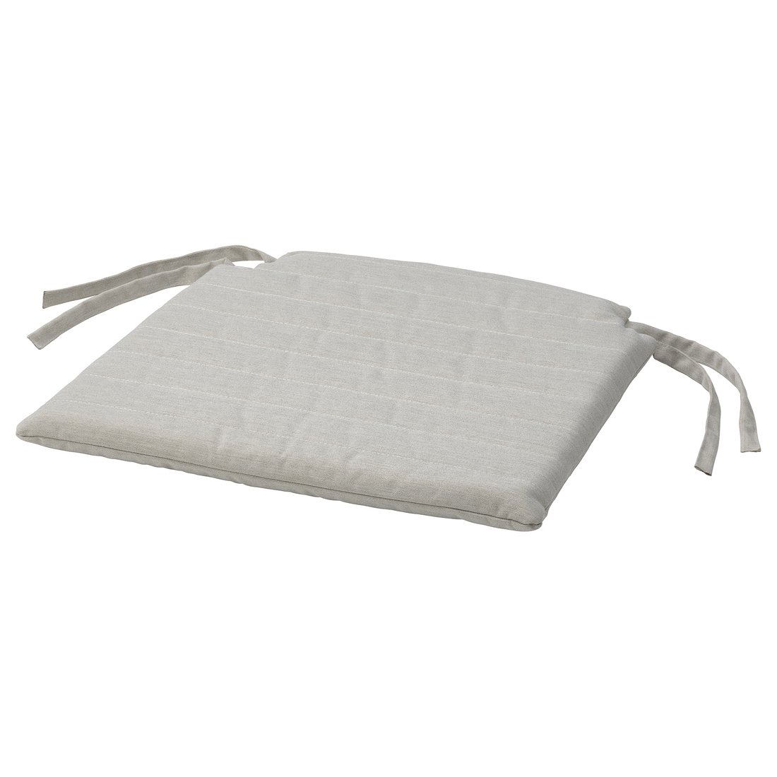 NORDVIKEN Cojín para silla, beige, 44/40x43x4 cm IKEA