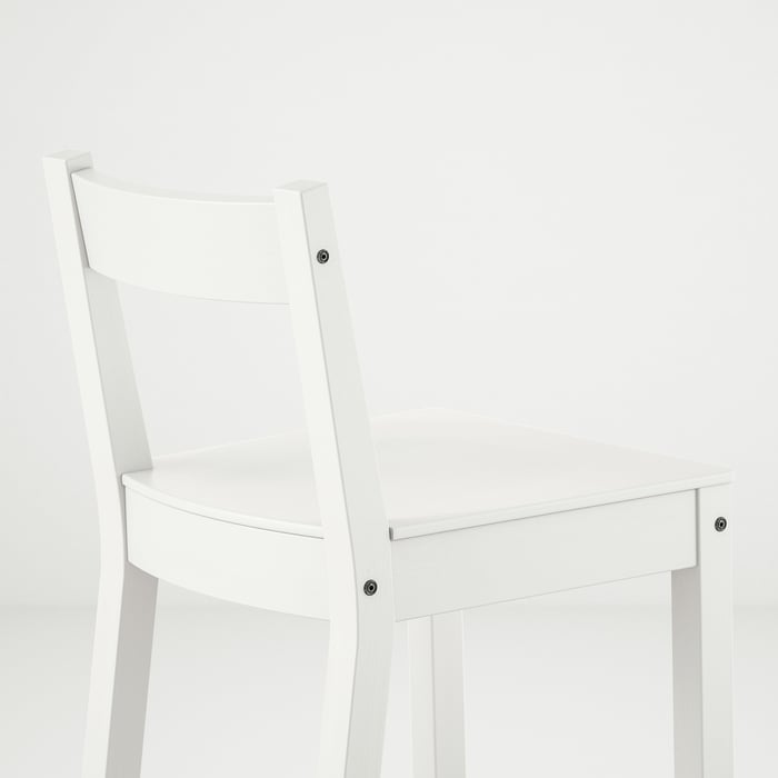 NORDVIKEN Taburete alto - blanco - IKEA
