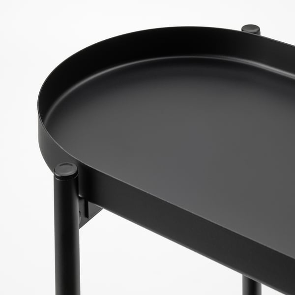 OLIVBLAD Pedestal para plantas, int/ext negro, 56 cm