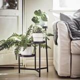 OLIVBLAD Pedestal para plantas, int/ext negro, 58 cm