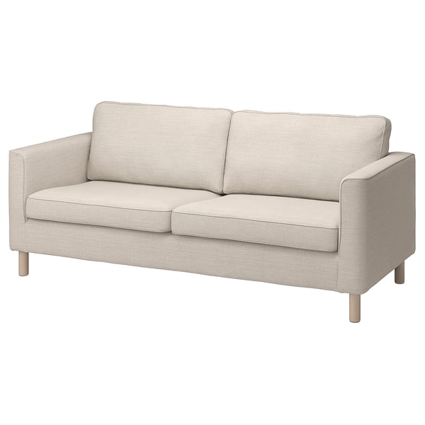 PÄRUP Funda para sofá de 3 asientos, Gunnared beige