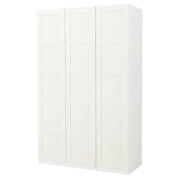 PAX / BERGSBO Combinación de clóset, blanco/blanco, 150x60x236 cm