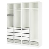 PAX Combinación de clóset, blanco, 200x58x236 cm