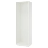 PAX Estructura de almacenaje de pared, blanco, 75x58x236 cm