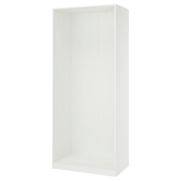 PAX Estructura de almacenaje de pared, blanco, 100x58x236 cm