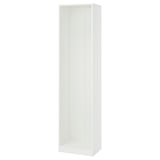 PAX Estructura de almacenaje de pared, blanco, 50x35x201 cm