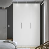 PAX / FORSAND Combinación de clóset, blanco/blanco, 150x60x236 cm