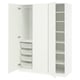 PAX / FORSAND Combinación de clóset, blanco/blanco, 150x60x201 cm