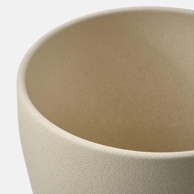 PERSILLADE Maceta, beige claro, 12 cm