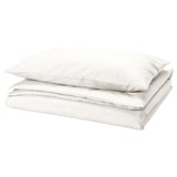 PILTANDVINGE Funda nórdica +funda(s) de almohada, blanco, Individual