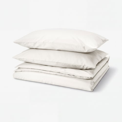 PILTANDVINGE Funda nórdica +funda(s) de almohada, blanco, King