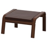 POÄNG Sillón y reposapiés, café/Glose café oscuro