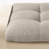POÄNG Taburete, chapa abedul/Gunnared beige