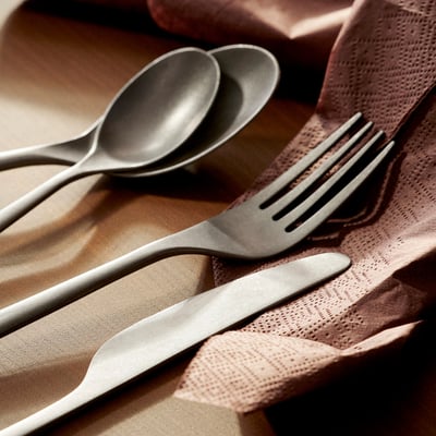 PRAKTBOTIA Cubiertos, 16 piezas, ac inox