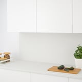RÅHULT Panel de pared, blanco mate/efecto mármol cuarzo, 1 m²x1.2 cm