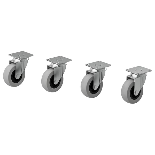 RILL Rueda, gris, 50 mm