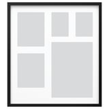 RÖDALM Marco para 5 fotos, negro, 64x71 cm