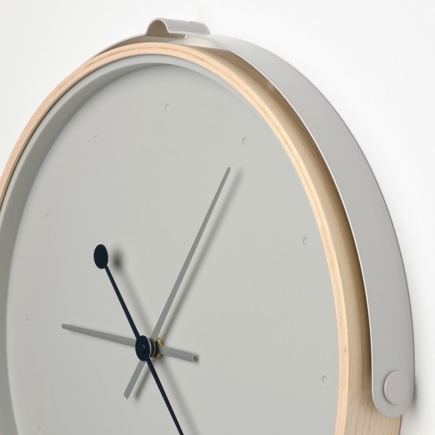 ROTBLÖTA Reloj de pared, chapa fresno/gris claro, 42 cm IKEA Mexico