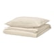 RUNDHAGTORN Funda nórdica +funda(s) de almohada, beige, Individual