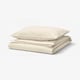 RUNDHAGTORN Funda nórdica +funda(s) de almohada, beige, Individual