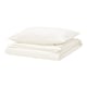 RUNDHAGTORN Funda nórdica +funda(s) de almohada, blanco, Individual