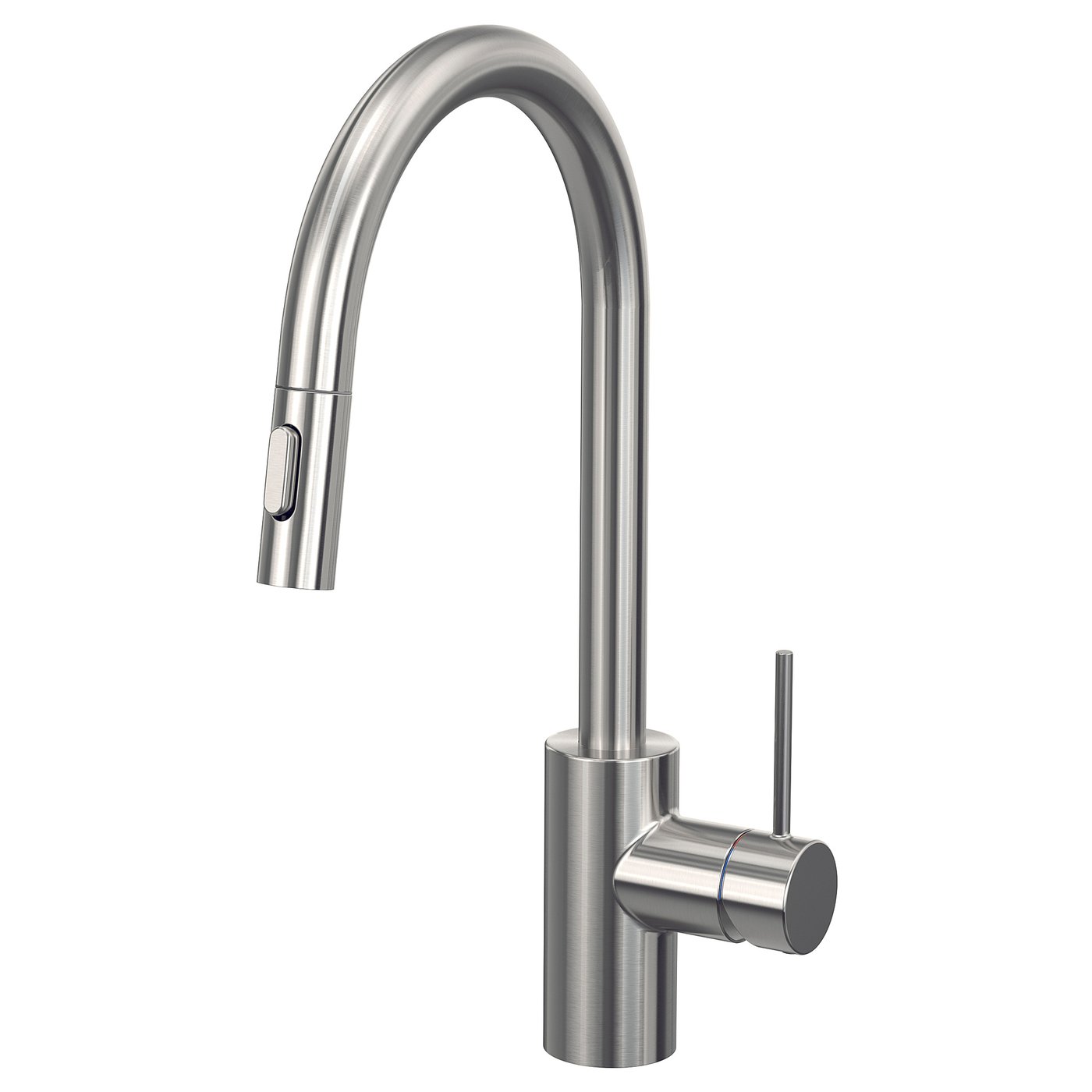 SALLSJÖN Grifo de cocina extraíb c/rociador, acero inoxidable
